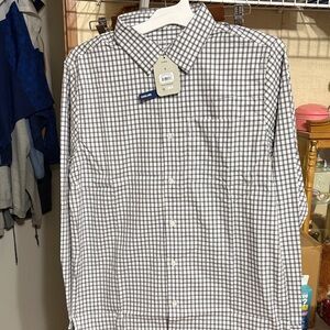 George Black and White Checkered Men's Shirt